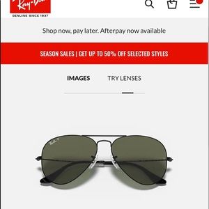 classic black aviator ray bans